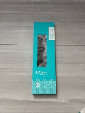 Halo Couture 22" Layered Wig - Teal Packaging Black Hair